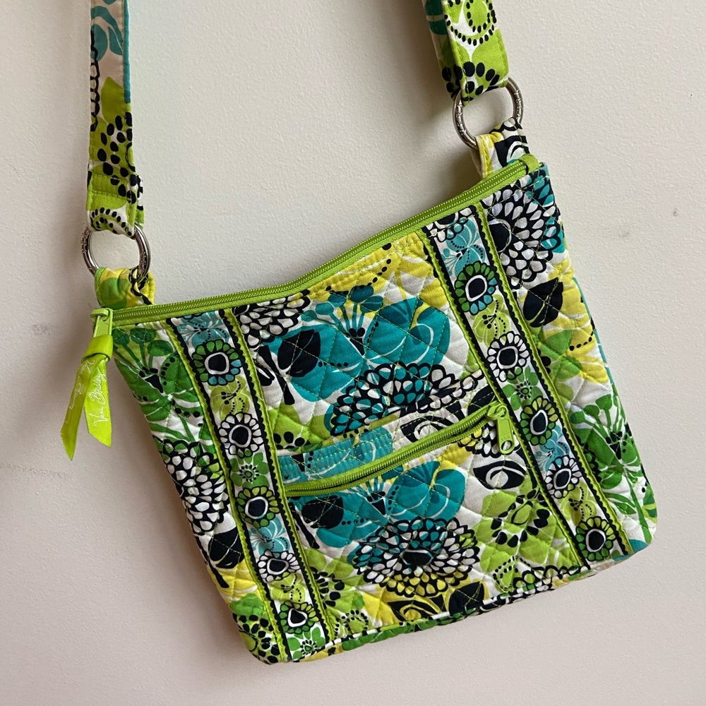 Green Vera Bradley Satchel Bag